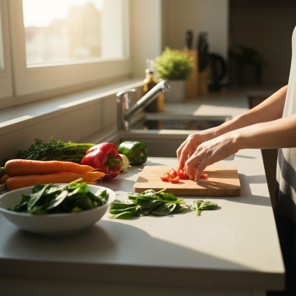 Healthy meal preparation